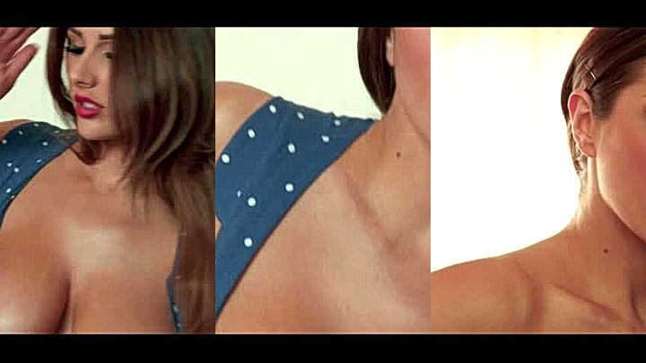 Big Boobs Lucy Pinder teasing photoshoot leaked video