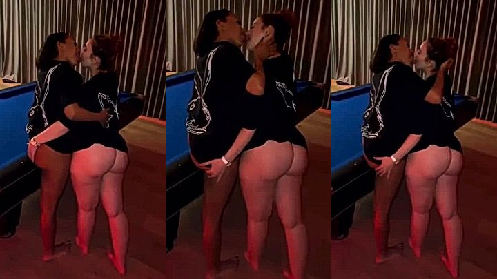 WoeAlexandra her lesbian kissing each other leaked clip