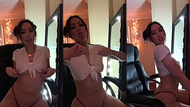 WoeAlexandra teasing on chair leaked clip
