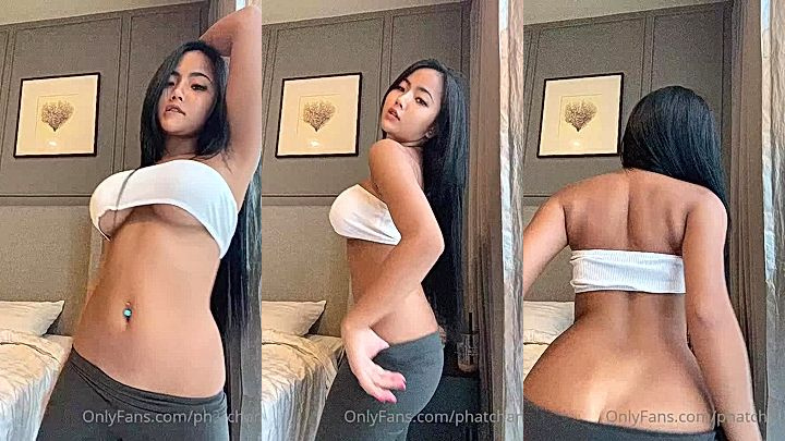 Hot thai girl teasing with body Praewasian leaked