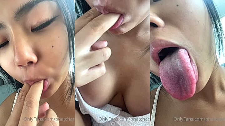 Sexy thai girl teasing finger sucking Praewasian leaked