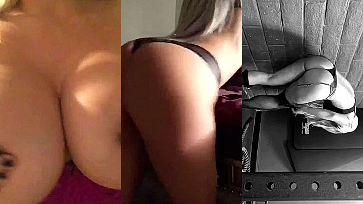 Sexy american Laci Kay Somers leaked nude body play clip