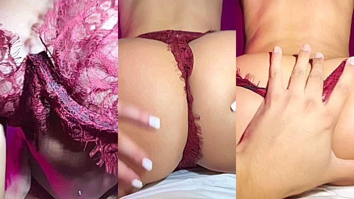 Hot american girl teasing bedroom nude play leaked Laci Kay Somers