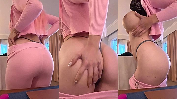 wild queen Anne Wünsche squeezeing her big boobs want to help her squeeze it and get under her panty