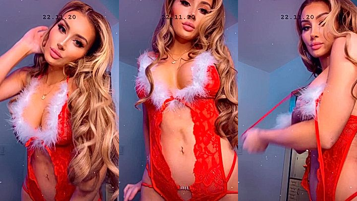 freaky sexy hot american Molly Eskam can’t stop touching hr soft juicy boobs