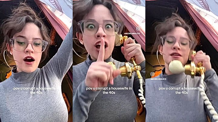 leaked video fo naughty bitch QuinnFinite moans as she spoke to her man on the phone