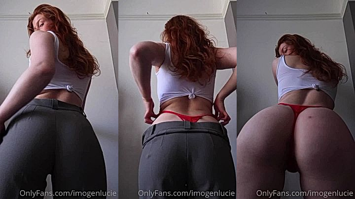 sexy hot damsel undressing and twerk her booty hard,  Imogen Lucieleaked video