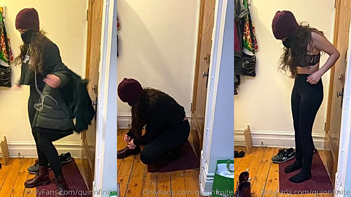 watch horny big tts model undressing, hot babe QuinnFinite video