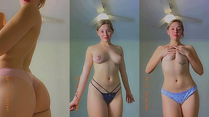 slutty hoe Bree Louise big tits jiggle as she walks