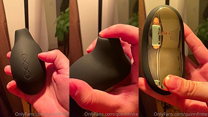 naughty bitch QuinnFinite just got a new gift….