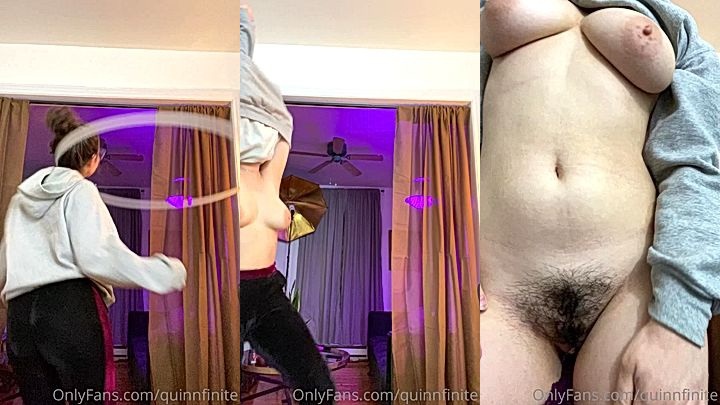 late-night booty tease in front of the cam QuinnFinite nude leak