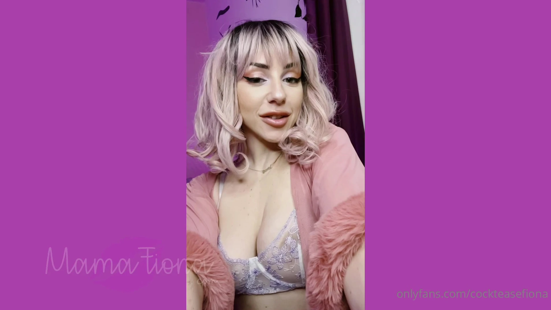 leaked nasty model Mama Fiona coochie play video, watch slut finger and rubs boobs all night
