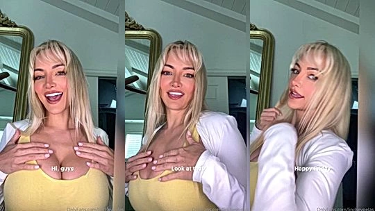 naughty sey dirty wild model Lindsey Pelas looks at the camera whie she slowly teases you, leaks