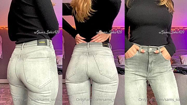 naughty onlyfans model Sams soles21 shakes her massive booty just for you, Sams soles21 viral leaked