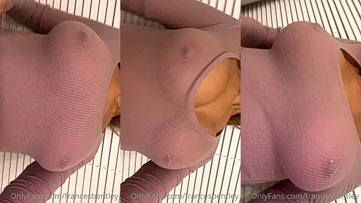 nasty hot freaky slut Frances Bentley perfect round boob tease