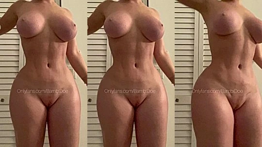 naughty girl Bambi Doe moan and seduce naked on cam leaked onlyfans video
