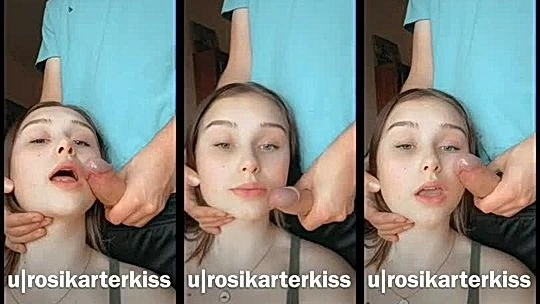 naughty sexy hot model Rosikarter sucked hug ehrad cock on video