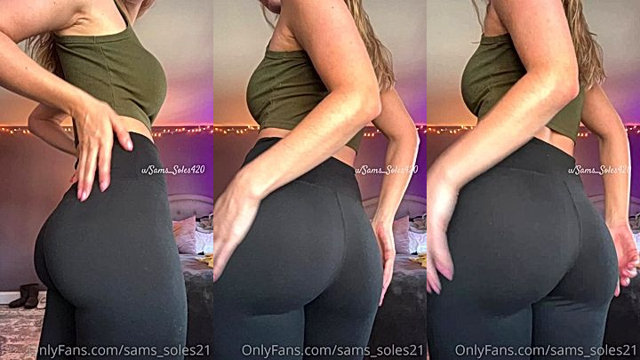 sexy model  Sams soles21whine her big booty in this video