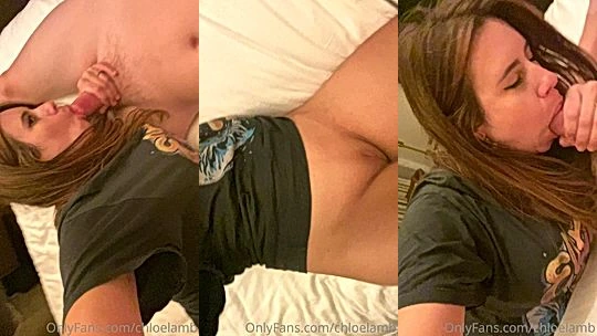 freaky American slut Chloe Lamb enjoyed sucking your dick