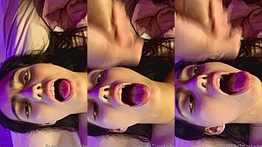 naughty onlyfans model Brenda Trindade sucks big cock till he cums