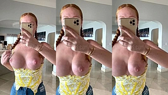 sexy diva Bambi Doe tits gets hard when you stare at them onlyfans leak video