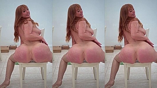 bad girl Bambi Doe spank her ass so bad till it turns red onlyfans leak video