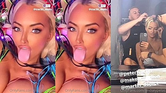 busty babe Lindsey Pelas mirror selfie video tease, leaked video