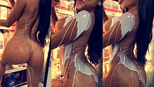 sexy girl CJ Miles cream her tits and twerk hard till her pussy drip onlyfans leak video