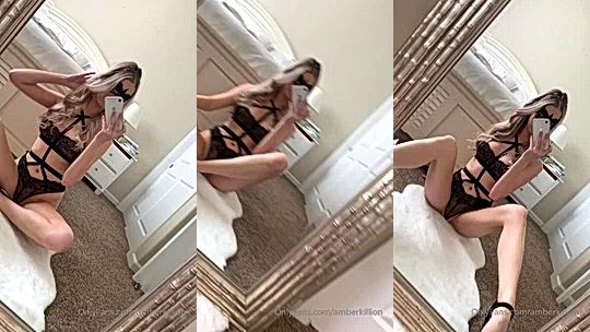 sexy Norwegian Goddess Amber gets bored sitting at home and wants to fuck