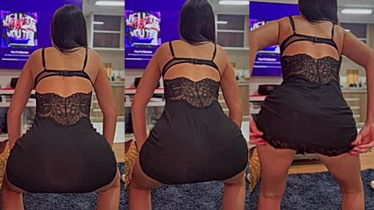 wild brazilian onlyfans model Brenda Trindade bend and shakes her big ass