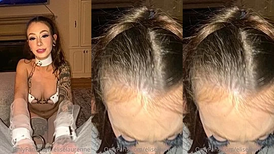 onlyfans hot sensation Elise Laurenne soft licks and deep eye contact while you sucking you ogg