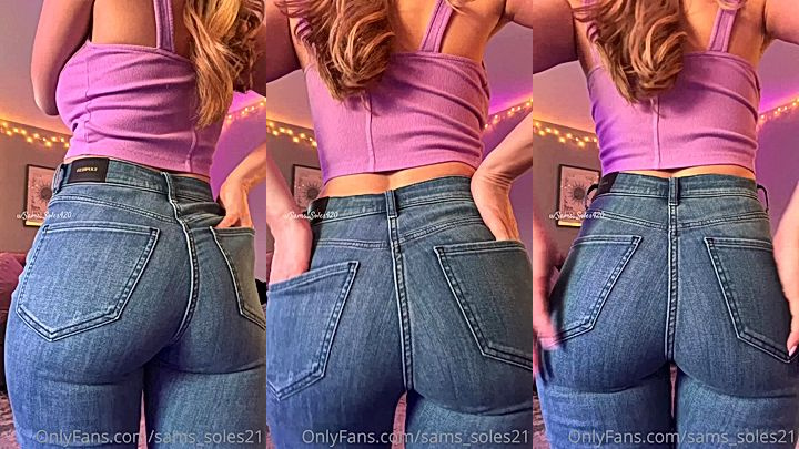 Sams soles21 ass looks good in jeans