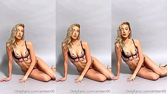american onlyfans model Goddess_amber shows of he sexy lingerie in a photo shot
