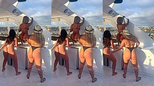 Haleigh Cox and her girlfriends booty tease outside anyone could see leaked onlyfans video
