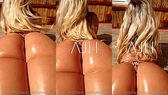 onlyfans leak bitch Haleigh Cox oiled booty was made to be worshipped leaked onlyfans video