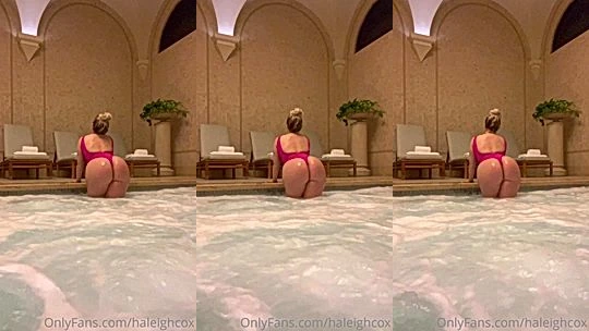 busty babe Haleigh Cox slippery and wet knows you cant skip watching her ass leaked onlyfans video